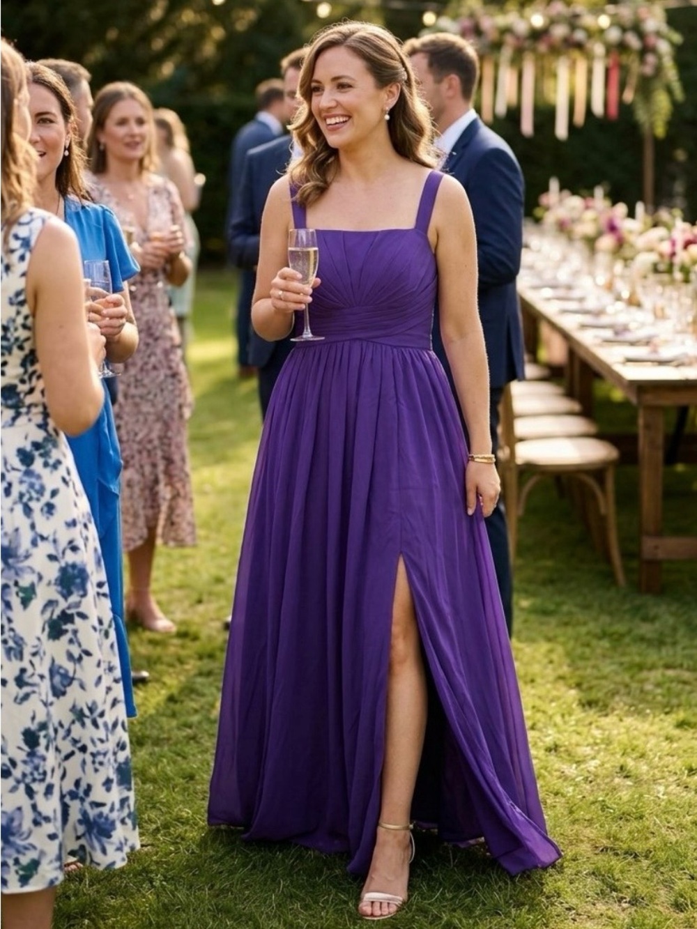 Women’s Purple Gown
